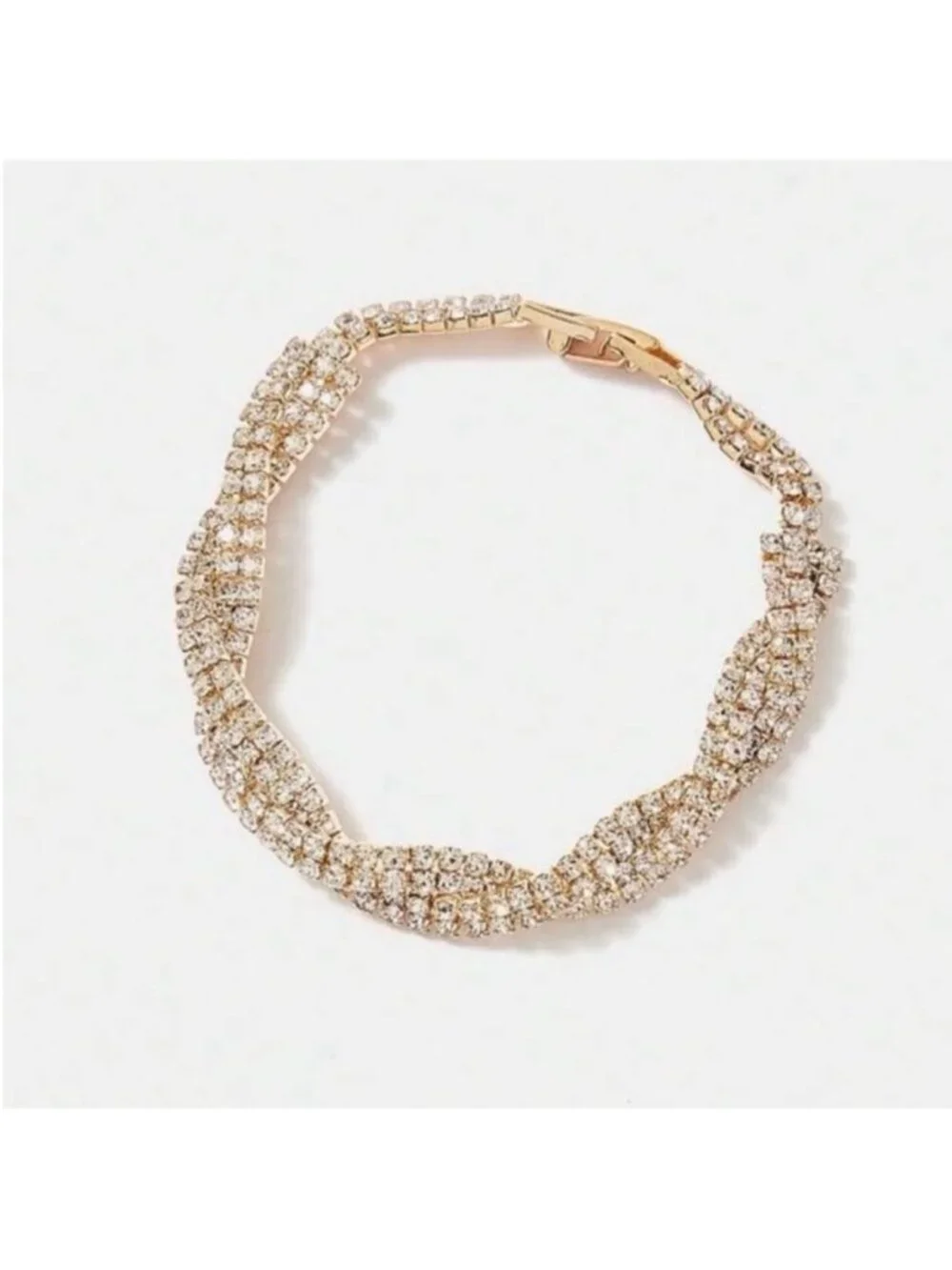 New! Classic Gold Rhinestone Bracelet (3019) NWOT